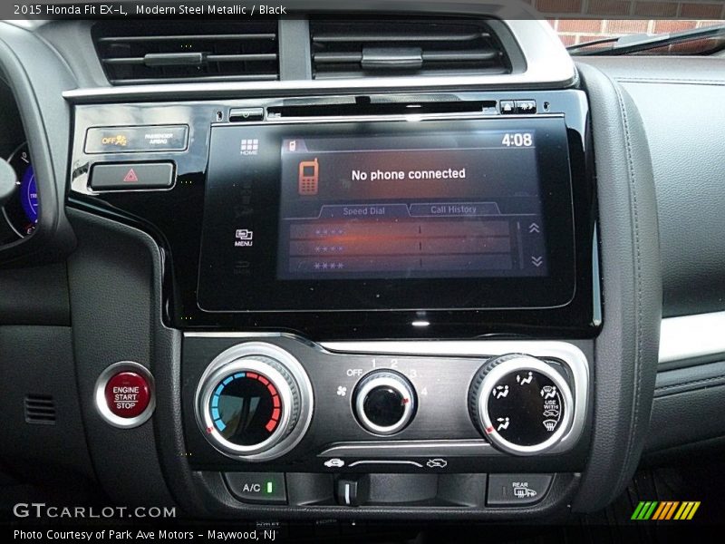 Modern Steel Metallic / Black 2015 Honda Fit EX-L