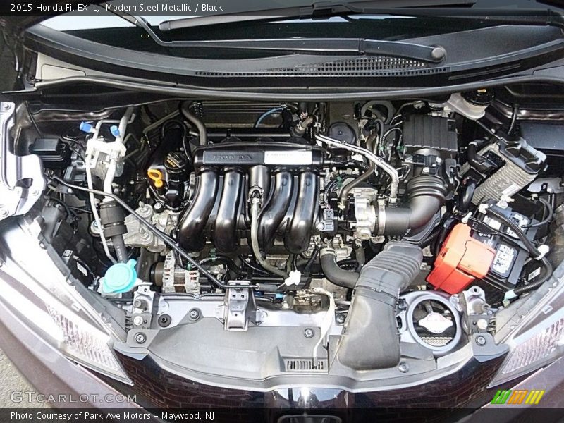 Modern Steel Metallic / Black 2015 Honda Fit EX-L