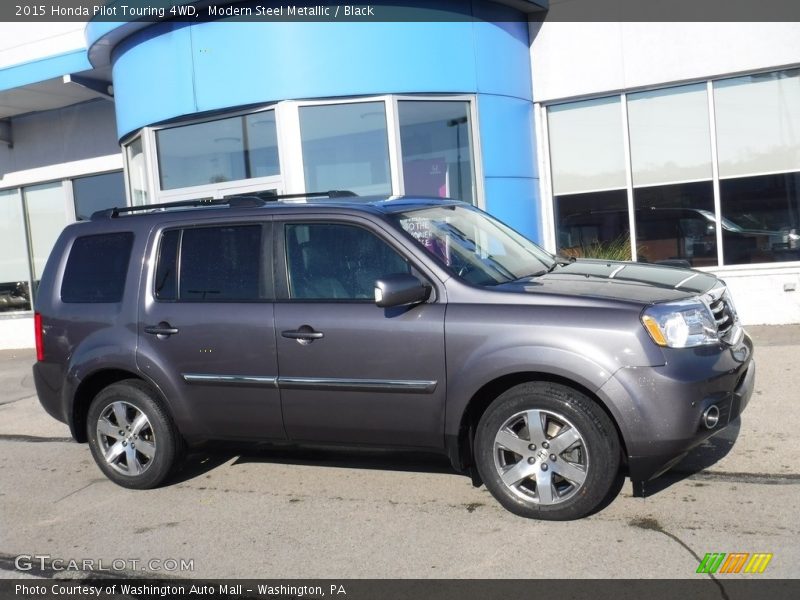 Modern Steel Metallic / Black 2015 Honda Pilot Touring 4WD