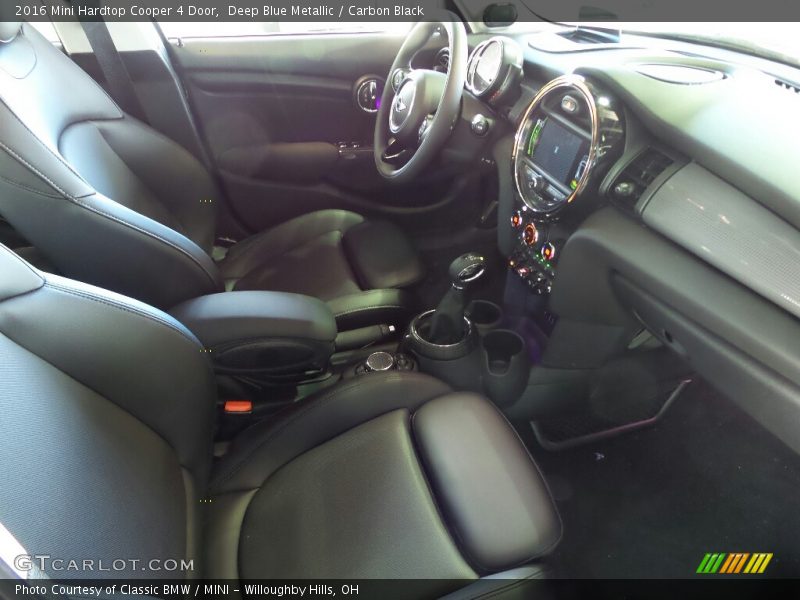 Deep Blue Metallic / Carbon Black 2016 Mini Hardtop Cooper 4 Door