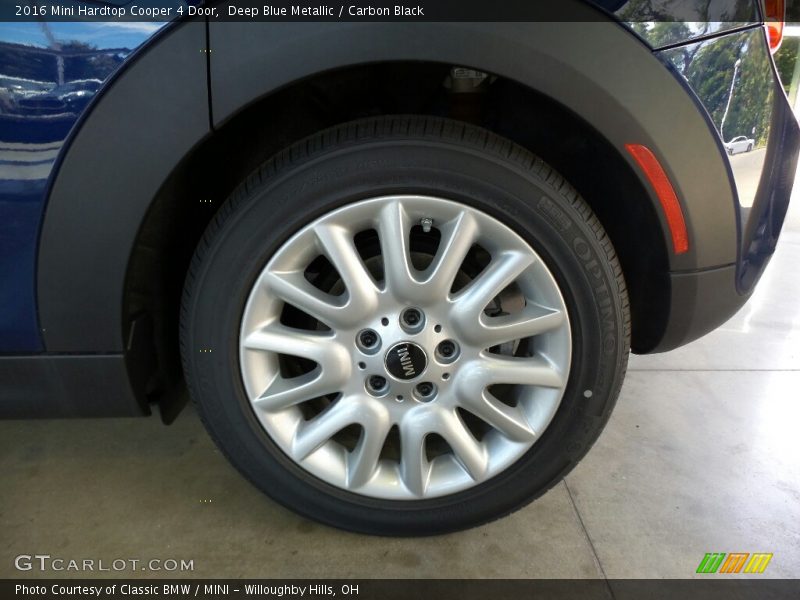 Deep Blue Metallic / Carbon Black 2016 Mini Hardtop Cooper 4 Door