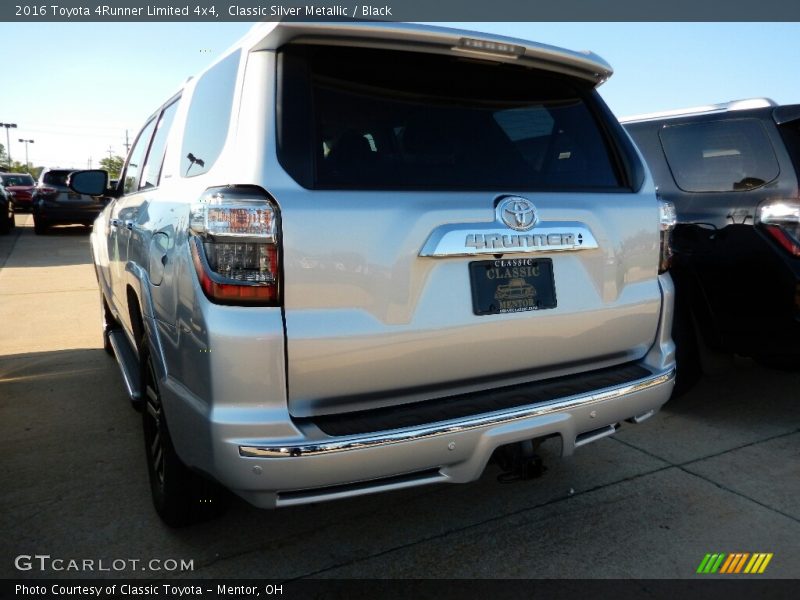 Classic Silver Metallic / Black 2016 Toyota 4Runner Limited 4x4