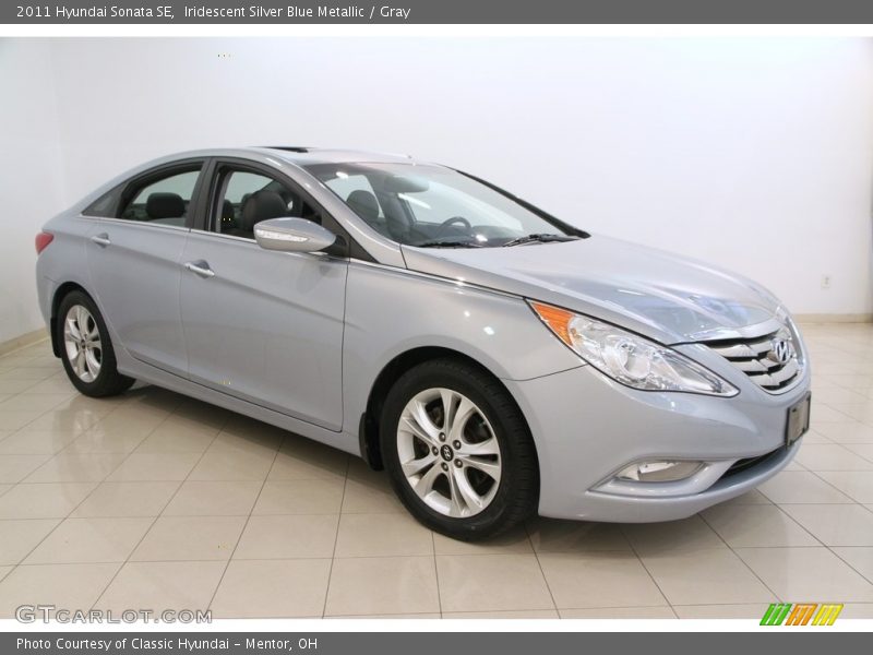 Iridescent Silver Blue Metallic / Gray 2011 Hyundai Sonata SE
