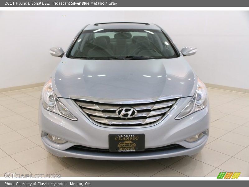 Iridescent Silver Blue Metallic / Gray 2011 Hyundai Sonata SE
