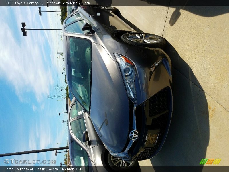 Predawn Gray Mica / Black 2017 Toyota Camry SE