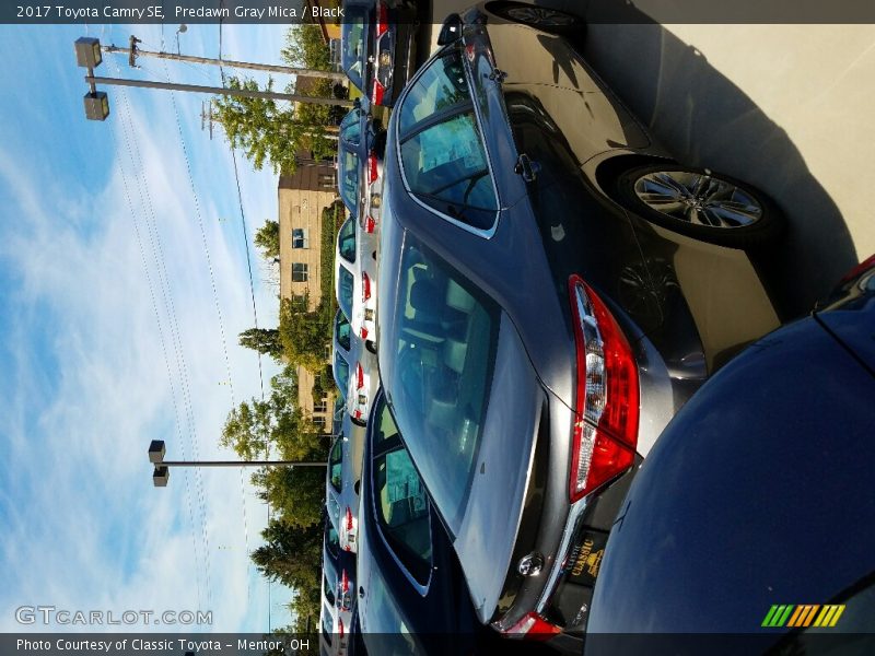 Predawn Gray Mica / Black 2017 Toyota Camry SE