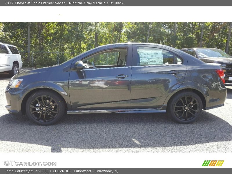  2017 Sonic Premier Sedan Nightfall Gray Metallic