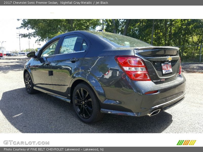 Nightfall Gray Metallic / Jet Black 2017 Chevrolet Sonic Premier Sedan