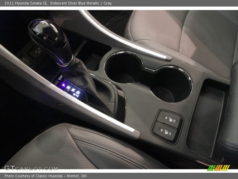 Iridescent Silver Blue Metallic / Gray 2011 Hyundai Sonata SE