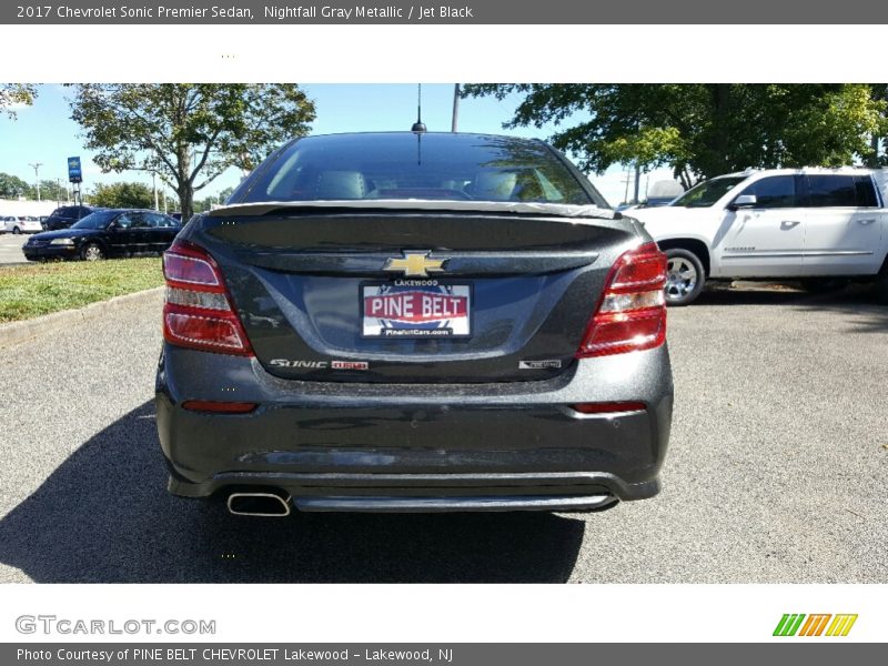 Nightfall Gray Metallic / Jet Black 2017 Chevrolet Sonic Premier Sedan