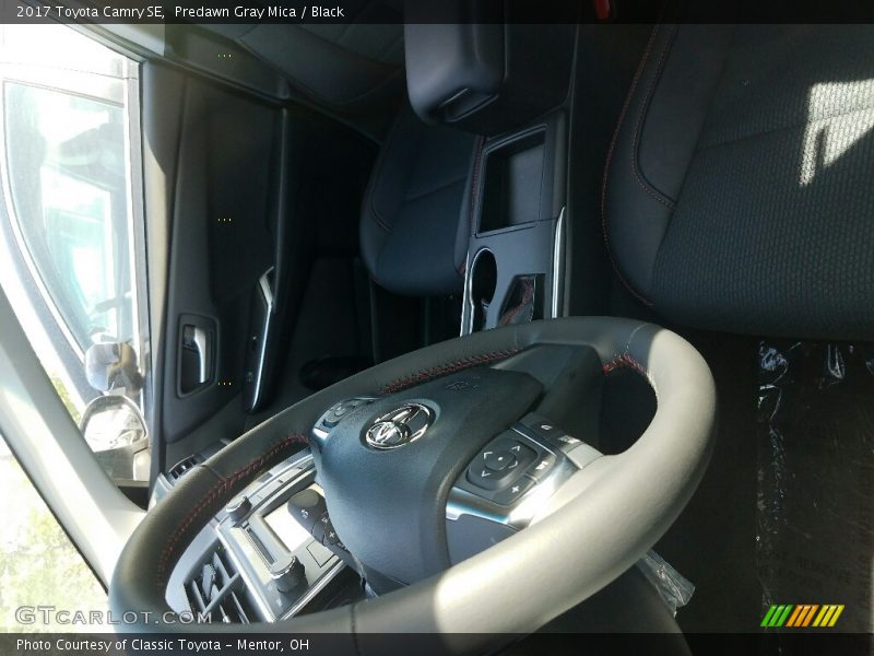 Predawn Gray Mica / Black 2017 Toyota Camry SE