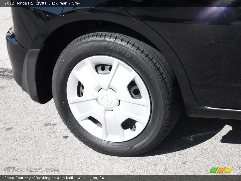 Crystal Black Pearl / Gray 2012 Honda Fit