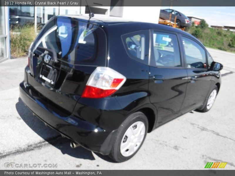 Crystal Black Pearl / Gray 2012 Honda Fit