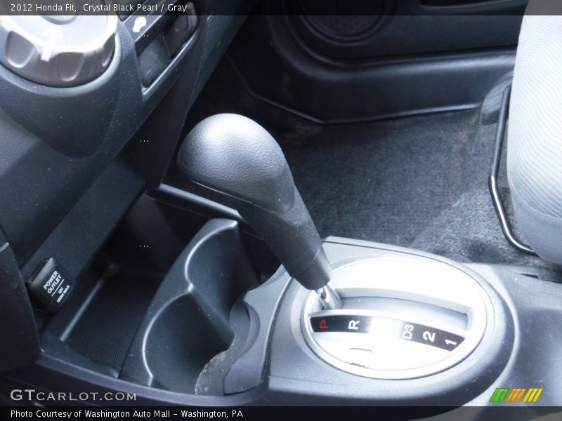 Crystal Black Pearl / Gray 2012 Honda Fit