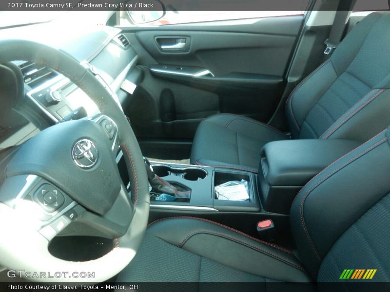 Predawn Gray Mica / Black 2017 Toyota Camry SE