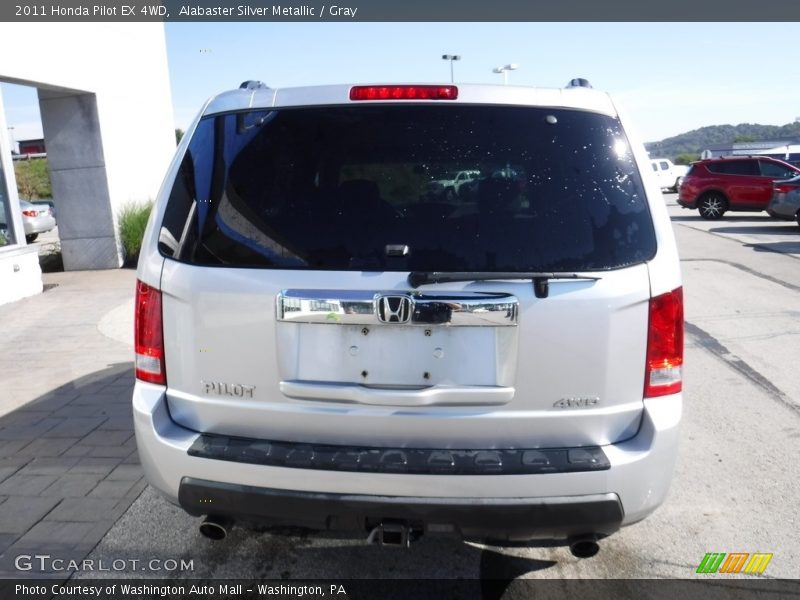 Alabaster Silver Metallic / Gray 2011 Honda Pilot EX 4WD