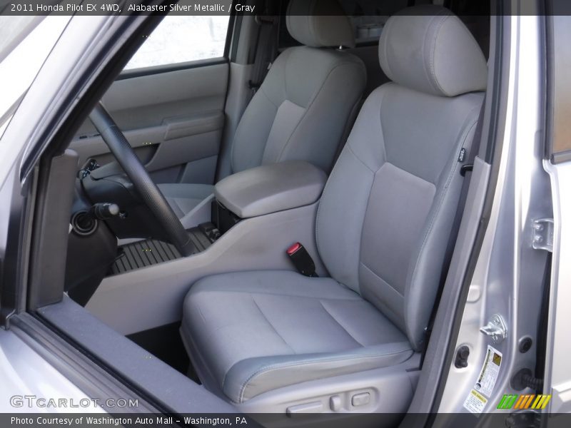 Alabaster Silver Metallic / Gray 2011 Honda Pilot EX 4WD