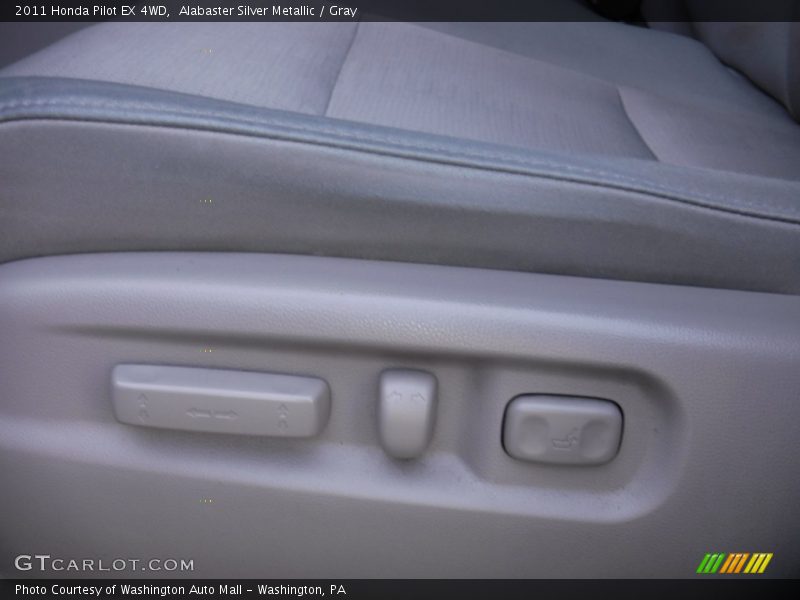 Alabaster Silver Metallic / Gray 2011 Honda Pilot EX 4WD