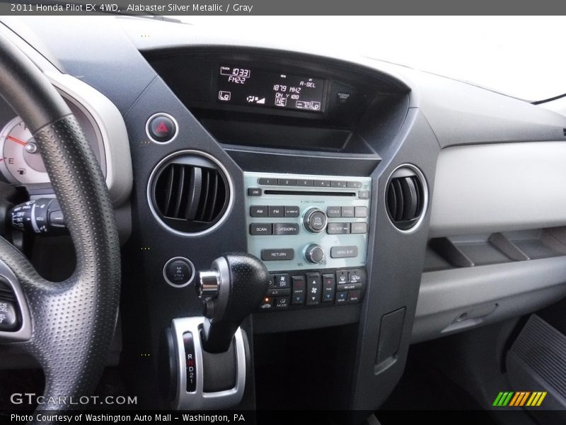 Alabaster Silver Metallic / Gray 2011 Honda Pilot EX 4WD