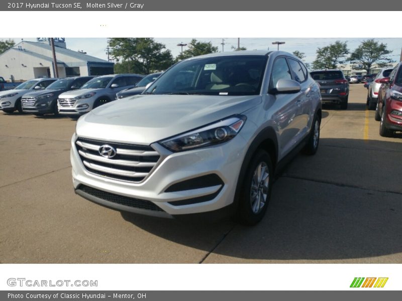 Molten Silver / Gray 2017 Hyundai Tucson SE
