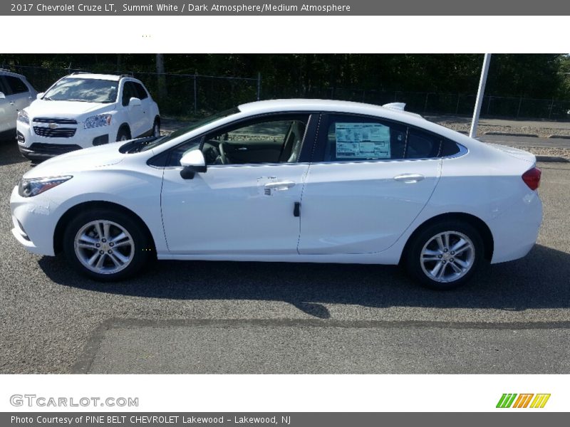 Summit White / Dark Atmosphere/Medium Atmosphere 2017 Chevrolet Cruze LT