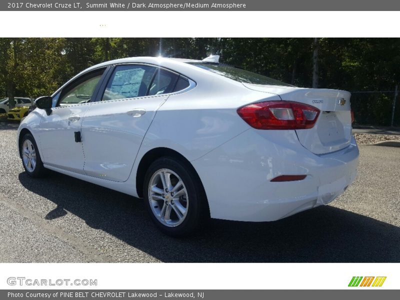 Summit White / Dark Atmosphere/Medium Atmosphere 2017 Chevrolet Cruze LT