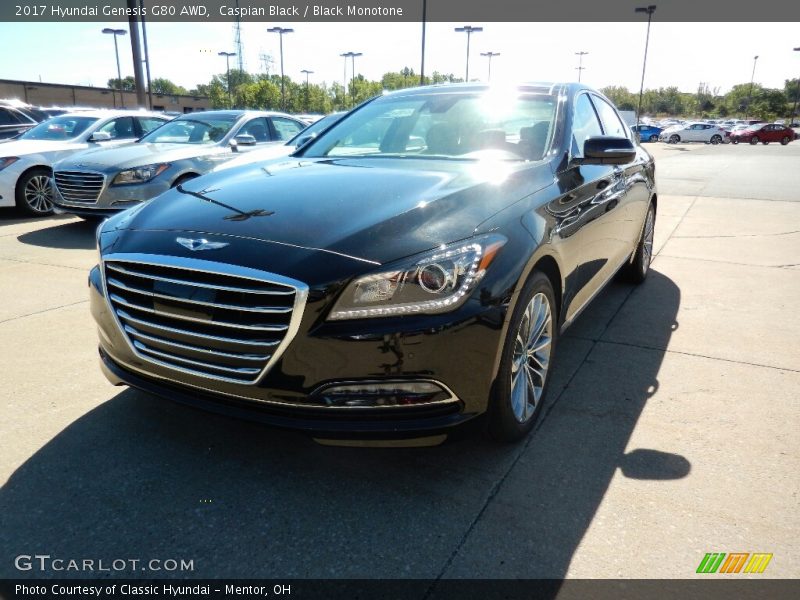 Caspian Black / Black Monotone 2017 Hyundai Genesis G80 AWD