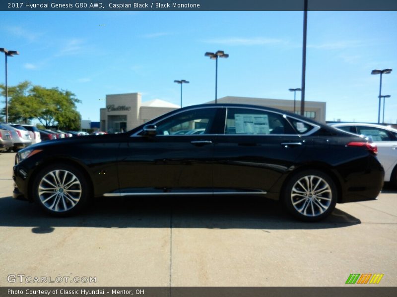 Caspian Black / Black Monotone 2017 Hyundai Genesis G80 AWD