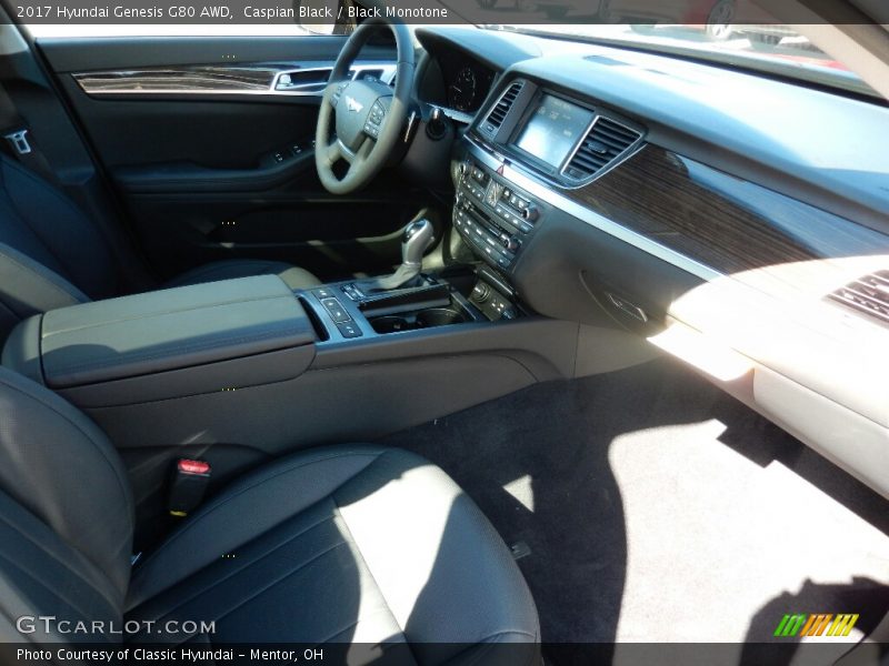 Caspian Black / Black Monotone 2017 Hyundai Genesis G80 AWD