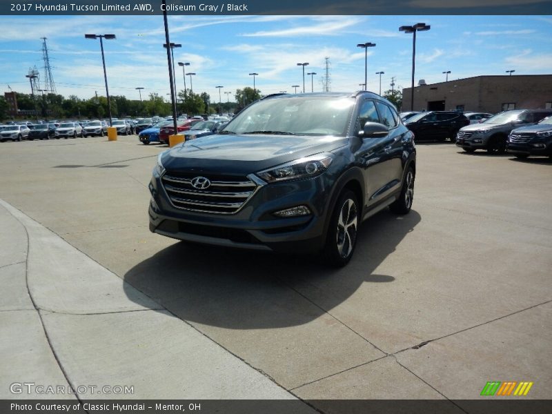 Coliseum Gray / Black 2017 Hyundai Tucson Limited AWD