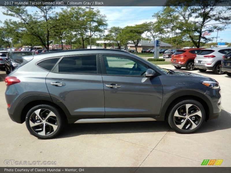 Coliseum Gray / Black 2017 Hyundai Tucson Limited AWD