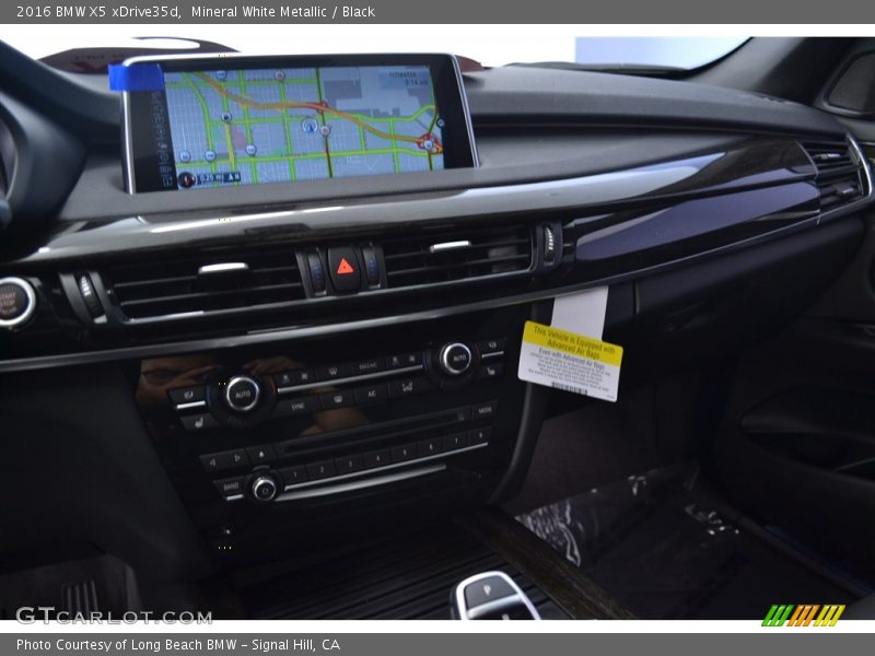 Mineral White Metallic / Black 2016 BMW X5 xDrive35d