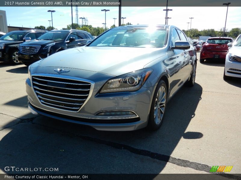 Front 3/4 View of 2017 Genesis G80 AWD