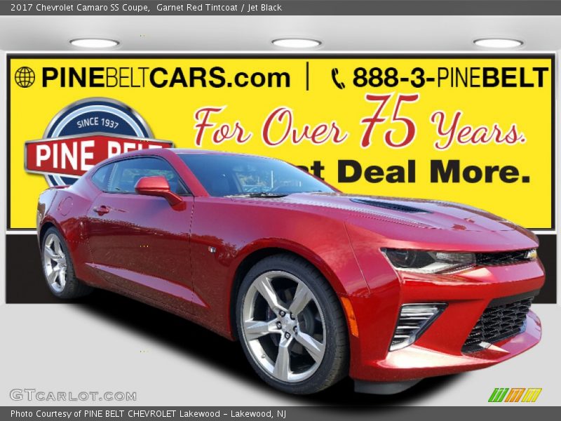 Garnet Red Tintcoat / Jet Black 2017 Chevrolet Camaro SS Coupe