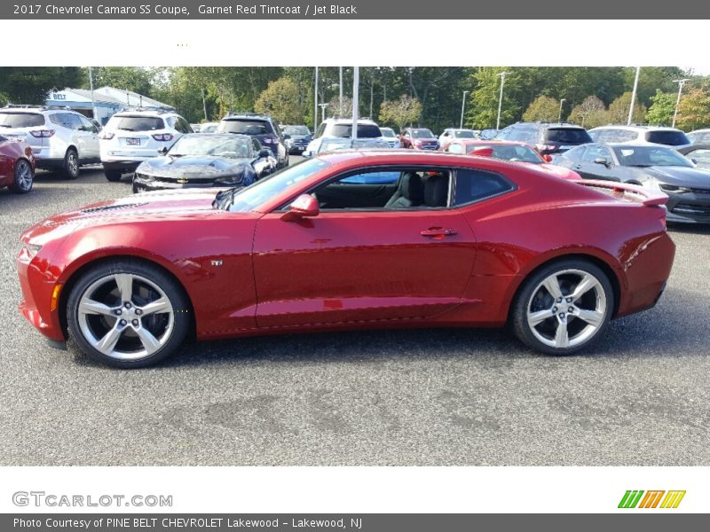 Garnet Red Tintcoat / Jet Black 2017 Chevrolet Camaro SS Coupe