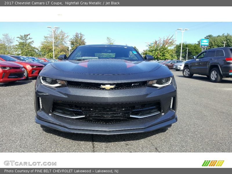 Nightfall Gray Metallic / Jet Black 2017 Chevrolet Camaro LT Coupe