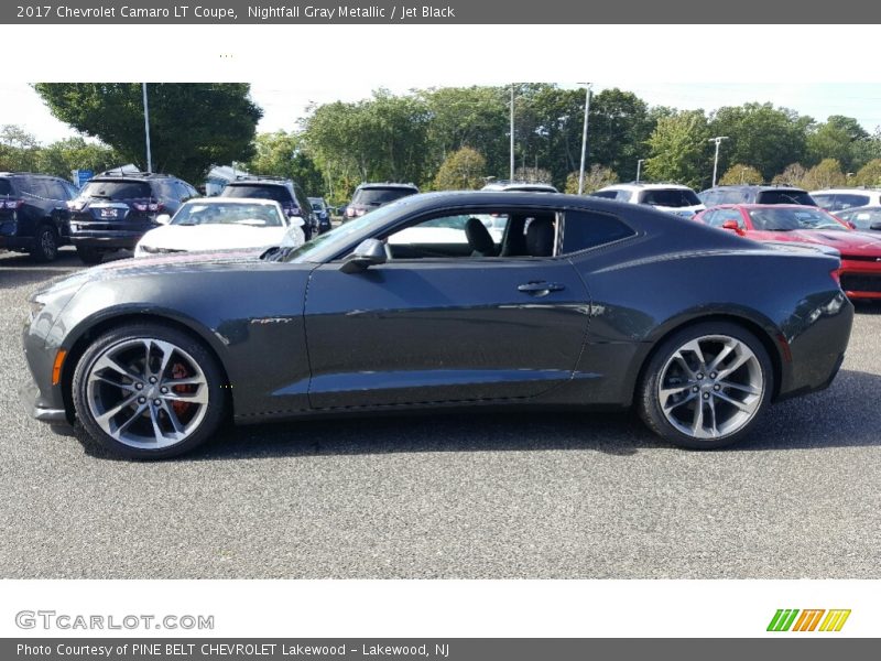 Nightfall Gray Metallic / Jet Black 2017 Chevrolet Camaro LT Coupe