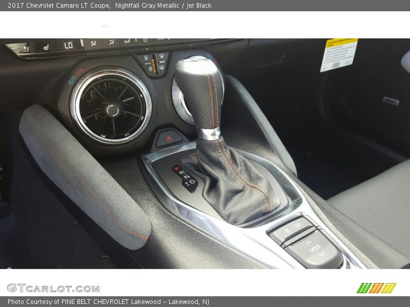 Nightfall Gray Metallic / Jet Black 2017 Chevrolet Camaro LT Coupe