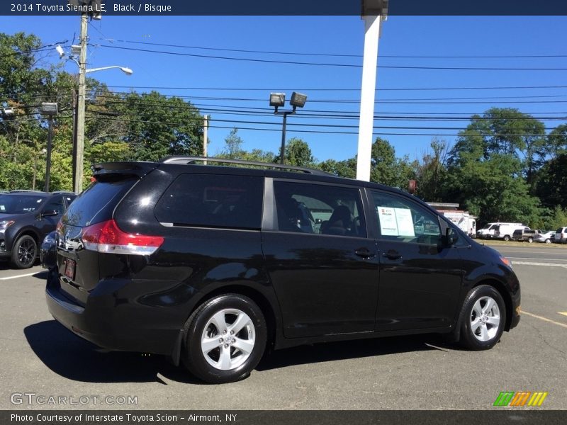 Black / Bisque 2014 Toyota Sienna LE