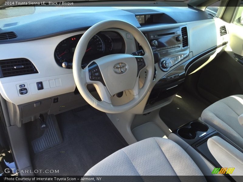 Black / Bisque 2014 Toyota Sienna LE