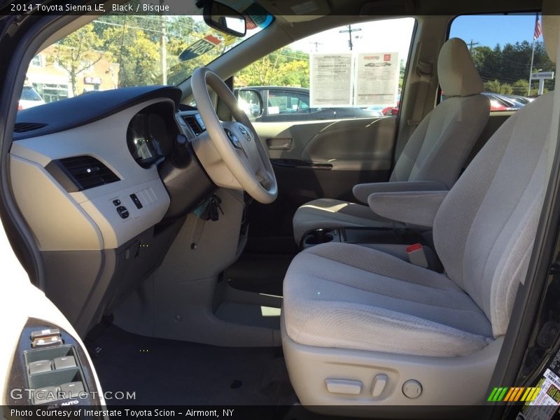Black / Bisque 2014 Toyota Sienna LE