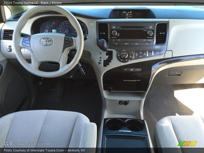 Black / Bisque 2014 Toyota Sienna LE