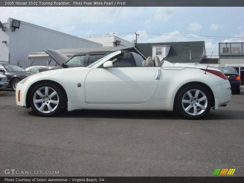 Pikes Peak White Pearl / Frost 2005 Nissan 350Z Touring Roadster