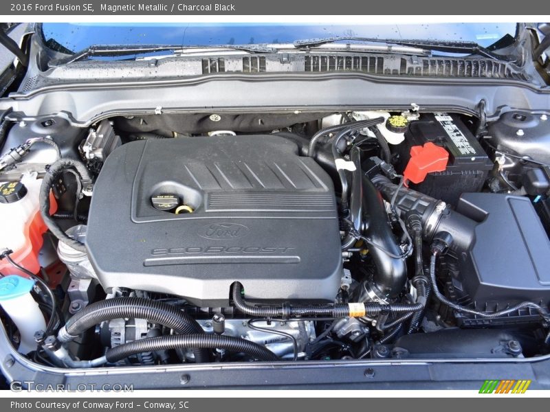 Magnetic Metallic / Charcoal Black 2016 Ford Fusion SE