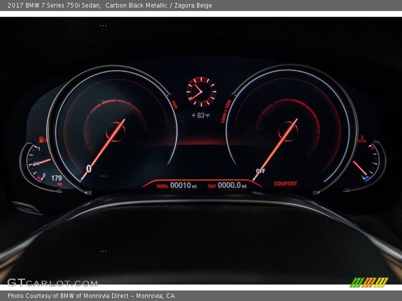  2017 7 Series 750i Sedan 750i Sedan Gauges