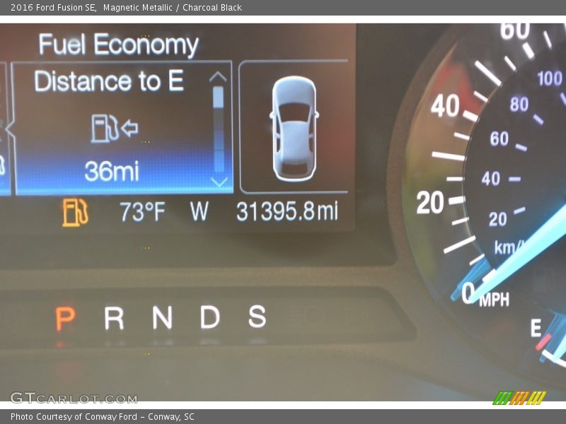 Magnetic Metallic / Charcoal Black 2016 Ford Fusion SE