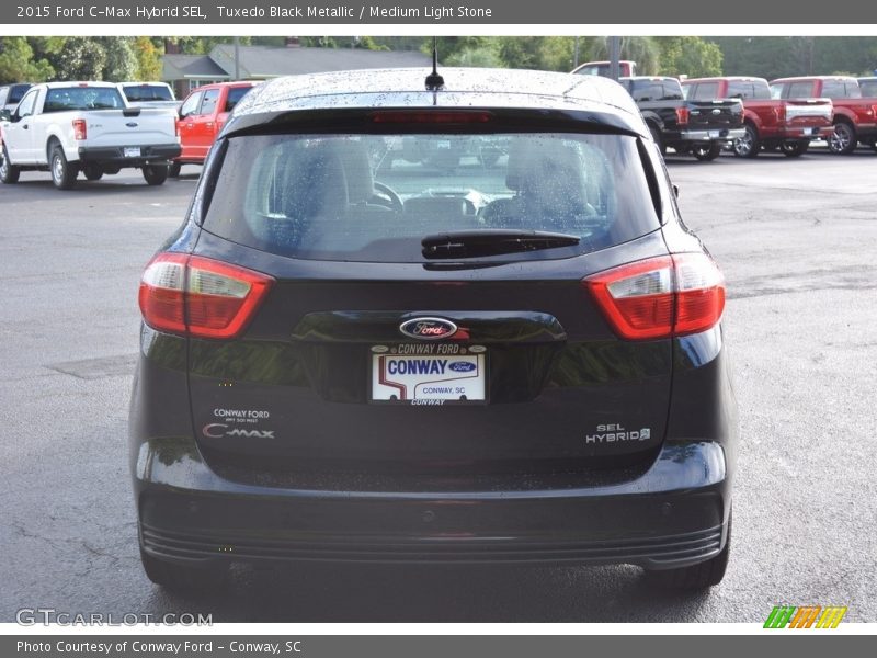 Tuxedo Black Metallic / Medium Light Stone 2015 Ford C-Max Hybrid SEL