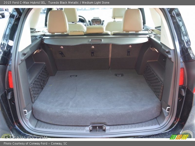 Tuxedo Black Metallic / Medium Light Stone 2015 Ford C-Max Hybrid SEL