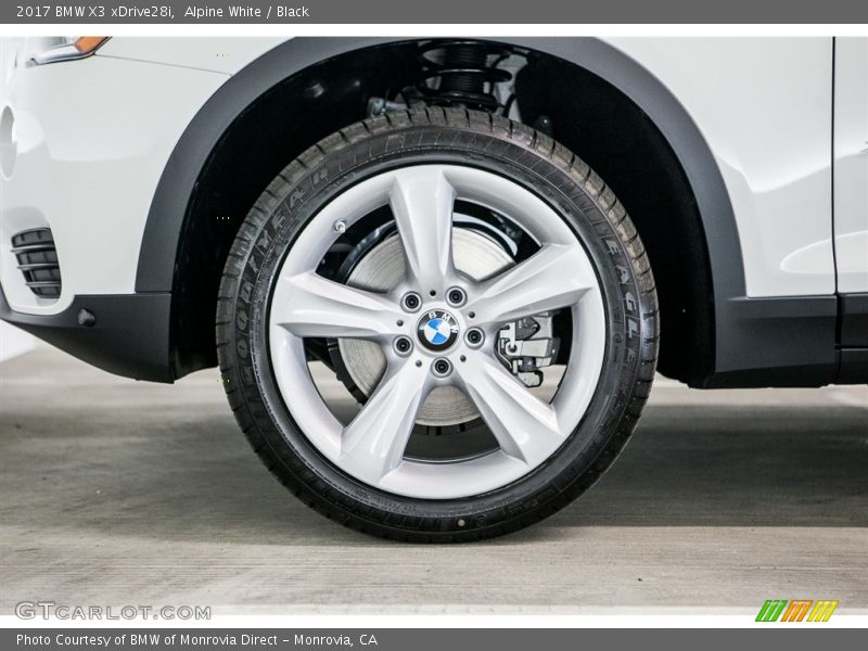 Alpine White / Black 2017 BMW X3 xDrive28i