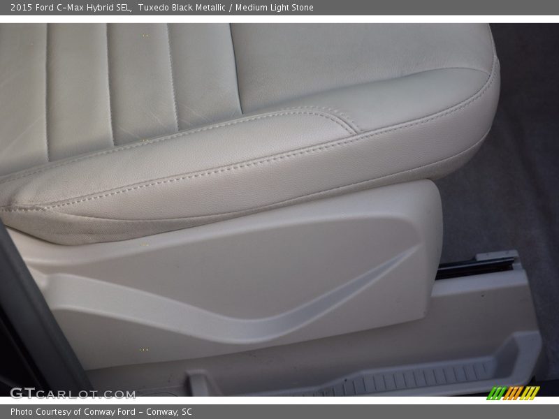 Tuxedo Black Metallic / Medium Light Stone 2015 Ford C-Max Hybrid SEL